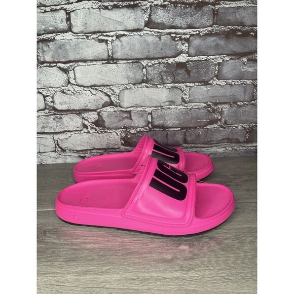 UGG WILCOX SLIDE Pink Rubber Light Waterproof Sport Sandals Men’s Sz 12M US/45EU - Picture 2 of 16